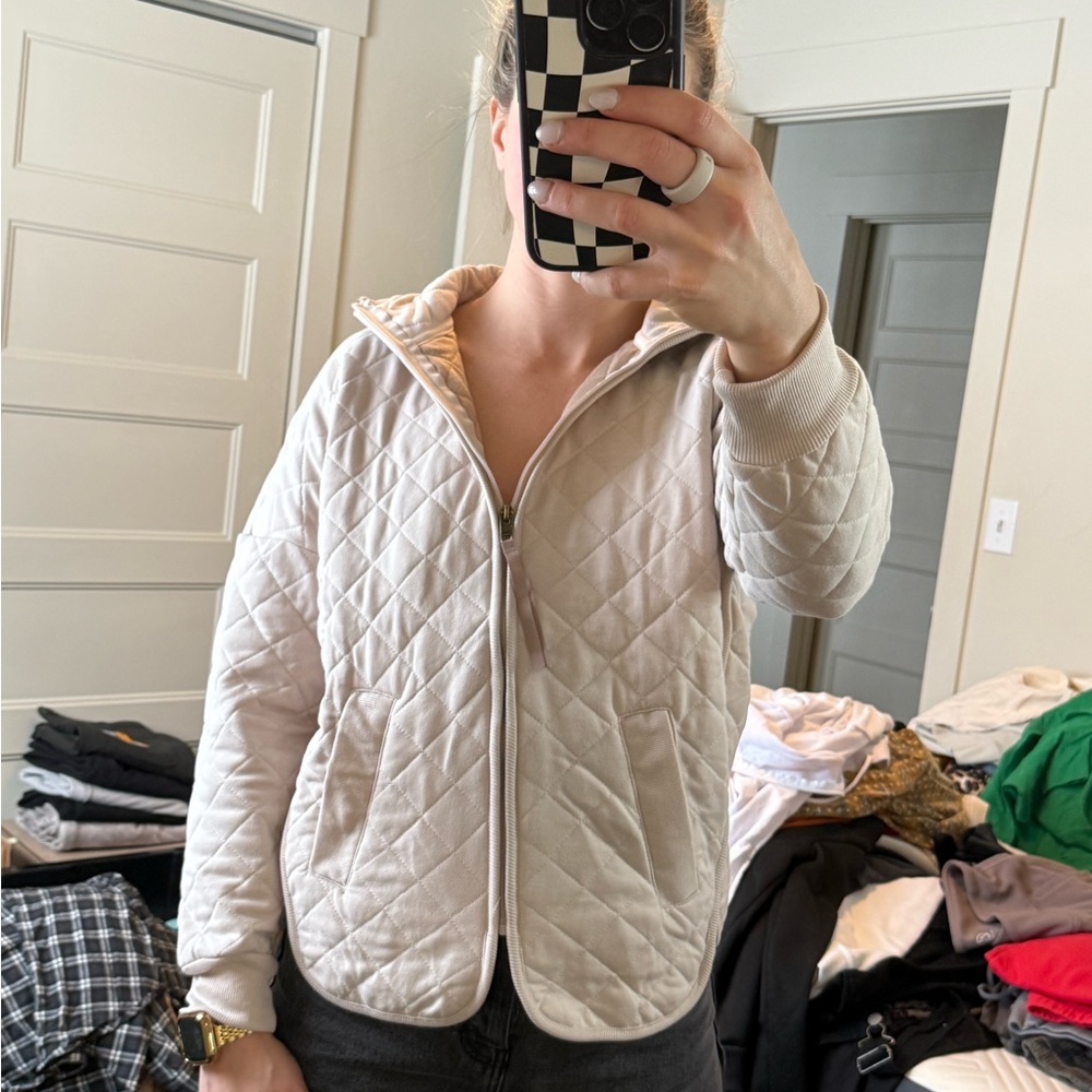 Quilted Cream Jacket